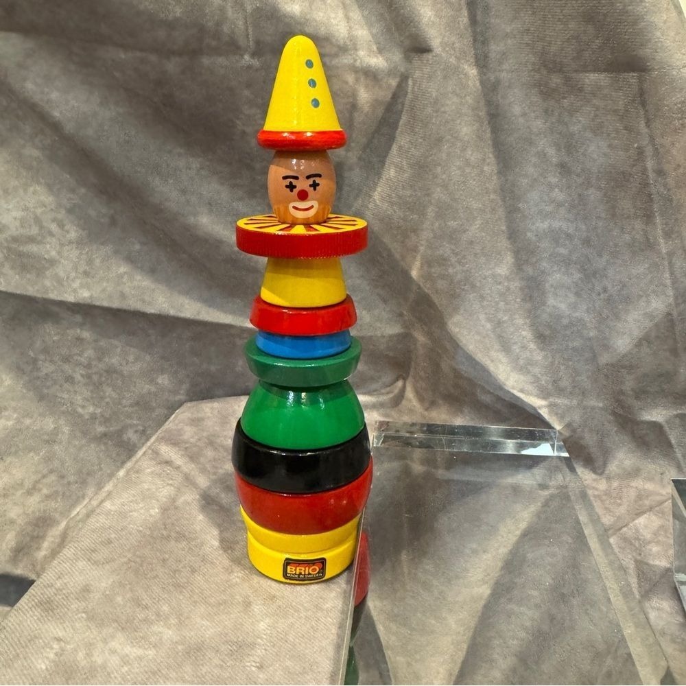 Vintage Brio stacking‎ swedish wood soldier. Excellent condition.